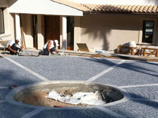 Adoquín granito gris